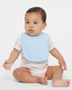 Rabbit Skins 1005   Infant Premium Jersey Bib | Light Blue