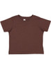 Rabbit Skins 3301T  Toddler Cotton Jersey Tee | Brown