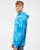 Independent Trading Co. PRM4500TD Unisex Midweight Tie-Dyed Hooded Sweatshirt | Tie Dye Aqua Blue