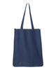 Q-Tees Q125400 27L Jumbo Shopping Bag | Navy