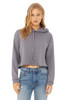 BELLA + CANVAS 7502 Women's Crop Fleece Hoodie | Storm