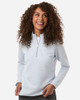 Adidas A589 Women's Spacer Quarter-Zip Pullover | Halo Blue