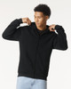 American Apparel RF497 ReFlex Fleece Full-Zip Hoodie | Black