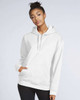 Gildan SF500 Softstyle® Midweight Hooded Sweatshirt | White