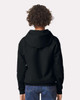 Gildan SF500B Softstyle® Youth Midweight Hooded Sweatshirt | Black