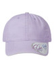 Infinity Her CASSIE Women's Pigment-Dyed with Fashion Undervisor Cap | Lavender/ Stripes