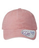 Infinity Her CASSIE Women's Pigment-Dyed with Fashion Undervisor Cap | Dusty Pink/ Floral