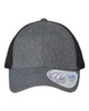 Infinity Her CHARLIE Women's Modern Trucker Cap | Heather Grey/ Black