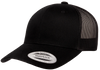 Yupoong 6606R YP Classics Sustainable Retro Trucker Cap | Black