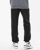 King Athletics KF9012 Pocketed Pants With Elastic Cuffs | Black