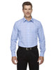Devon & Jones DG520 Men's Crown Woven Collection™ Glen Plaid Shirt | White/ Light French Blue