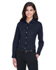 Devon & Jones DG530W Solid Stretch Twill Shirt | Navy