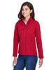 Core365 78184 Ladies' Fleece Soft Shell Jacket | Classic Red