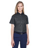 Core365 78194 Ladies Short-Sleeve Twill Shirt | Carbon Core365 78194 Ladies Short-Sleeve Twill Shirt | Carbon