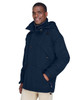 North End 88007 Adult 3-in-1 Parka with Dobby Trim | Midnight Navy
