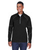 North End 88175 Men's Catalyst Performance Fleece Half-Zip Sweater | Black