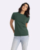 Next Level 6210 Unisex CVC Crewneck Tee | Heather Forest Green