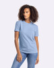 Next Level 6210 Unisex CVC Crewneck Tee | Heather Columbus Blue