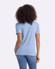 Next Level 6210 Unisex CVC Crewneck Tee | Heather Columbus Blue