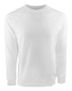 Next Level 9000 Unisex French Terry Raglan Crewneck Shirt | White