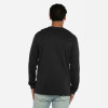 Next Level 6411 Unisex Sueded Long-Sleeve Crew Shirt | Black