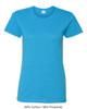 Gildan 5000L Women's Heavy Cotton™ T-shirt | Heather Sapphire