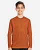 Team365 TT11YL Youth Zone Performance Long Sleeve T-shirt | Sport Burnt Orange