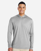 Team 365 TT41 Men's Performance Hoodie | Sport Silver