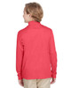 Team 365 TT31HY Youth Zone Sonic Heather Performance Quarter-Zip Athletic Shirt | Sport Red Heather
