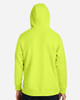 Team 365 TT97 Unisex  Heavyweight Quarter-Zip Hooded Sweatshirt | Safety Yellow