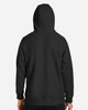 Team 365 TT97 Unisex  Heavyweight Quarter-Zip Hooded Sweatshirt | Black