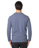Threadfast 100LS Unisex Ultimate Long-Sleeve T-Shirt | Navy Heather