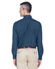 Harriton M550T Tall Long-Sleeve Denim Shirt | Dark Denim