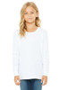 Bella+Canvas 3501Y Youth Jersey Long-Sleeve T-Shirt | White