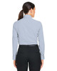 Devon & Jones DG537W Crownlux Performance® Ladies' Microstripe Shirt | Navy/White