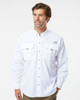 Columbia 212463 Men's Bahama II Long-Sleeve Shirt | White