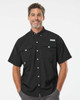 Columbia 212464 Men's Bahama II Short-Sleeve Shirt | Black