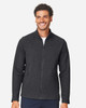 North End NE727 Men's Spirit Textured Full-Zip | Black Heather North End NE727 Men's Spirit Textured Full-Zip | Black Heather