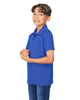 Team 365 TT51HY Youth Zone Sonic Heather Performance Polo | Sport Royal Heather