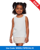Rabbit Skins  3323 Toddler Unisex Tank
