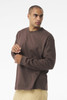 BELLA + CANVAS 4651 7.5 oz Heavyweight Long Sleeve Tee | Cocoa