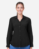CORE365 CE510LW Women's Ultra UVP® Long Sleeve Marina Shirt | Black