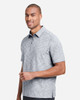 North End NE115 Eclipse Jacquard Polo | Black Heather