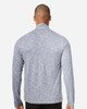 North End NE415 Eclipse Jacquard Quarter-Zip Pullover | Classic Navy Heather