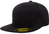 Flexfit 6210FF Flat Bill Cap | Black