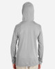 Team 365 TT41Y Youth Zone Performance Hooded T-Shirt | Sport Silver