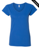 Clearance - Gildan 64V00L Women's Softstyle® Junior Fit V-neck T-shirt | Royal