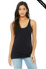 Clearance - Bella+Canvas 8430 Women's Tri-Blend Racerback Tank Top | Charcoal Black Triblend