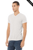 Clearance - Bella+Canvas 3415 Unisex V-Neck Tri-Blend T-Shirt | White Fleck Triblend