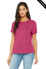 Clearance - Bella+Canvas 6400 Women’s Relaxed Jersey Short Sleeve Tee | Berry